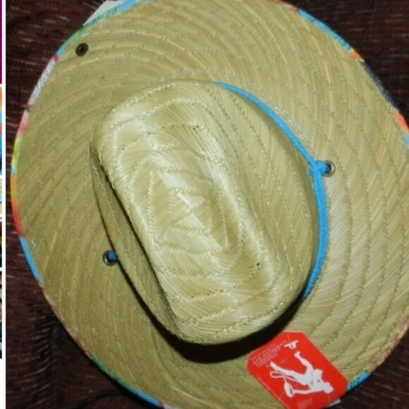 Peter Grimm Fruta hand woven Herringbone Weave Beach hat UPF 50+NWT 🆕📦⌚🏃💨🚚 - Picture 3 of 15